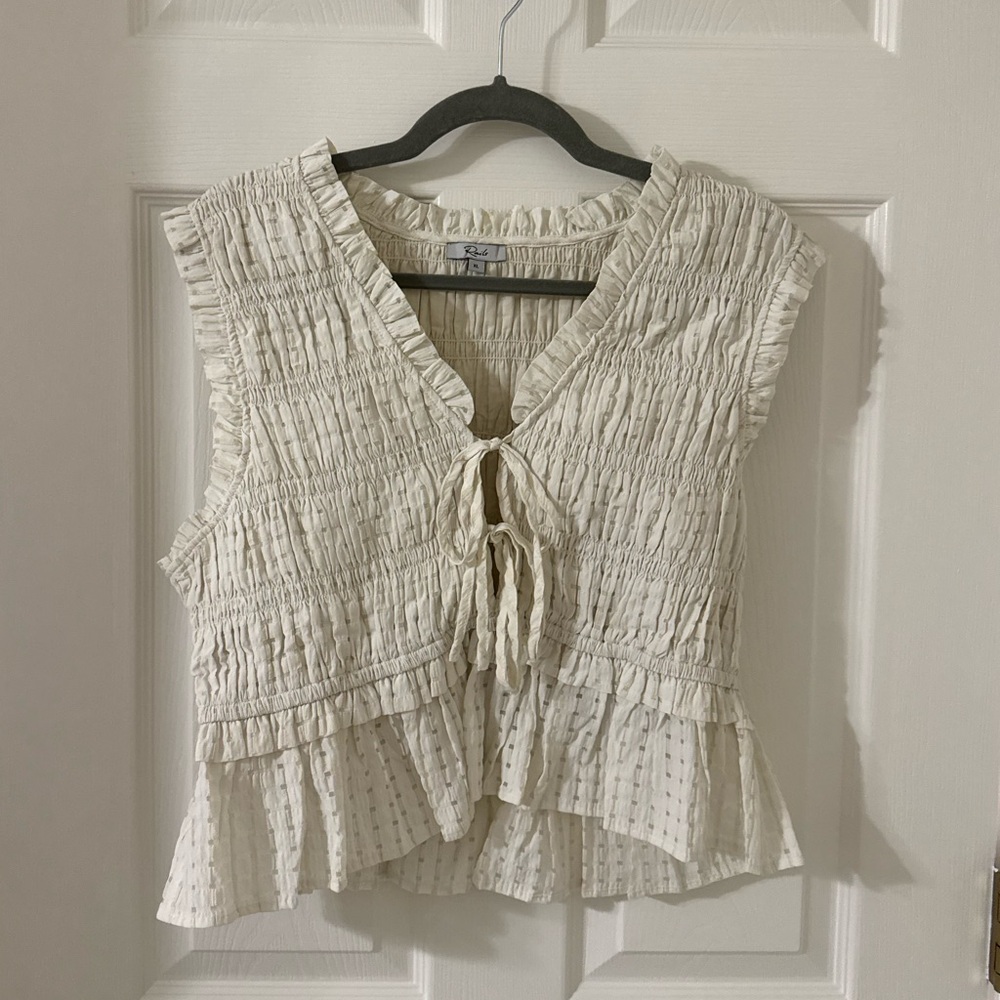 Rails Cream Top XL